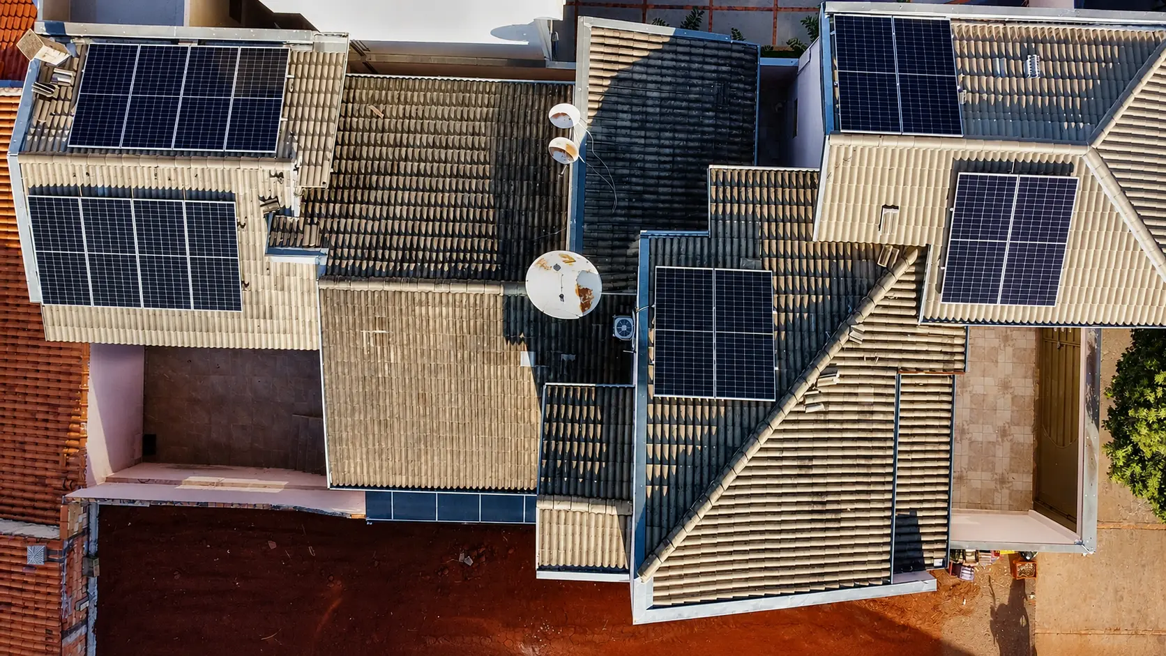 Usina solar em Telhado Comercial
